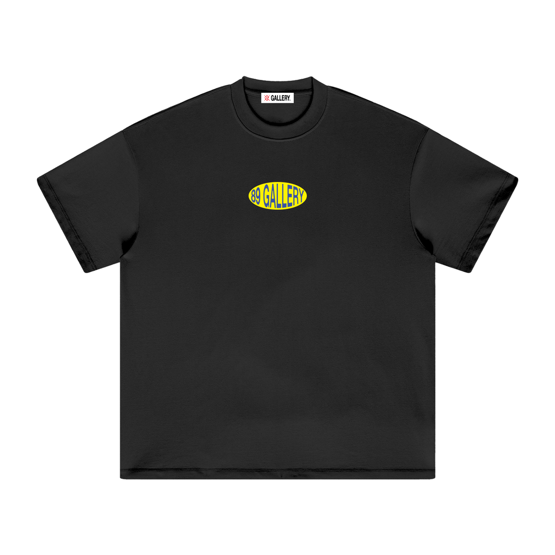 89 OVAL TEE - BLACK