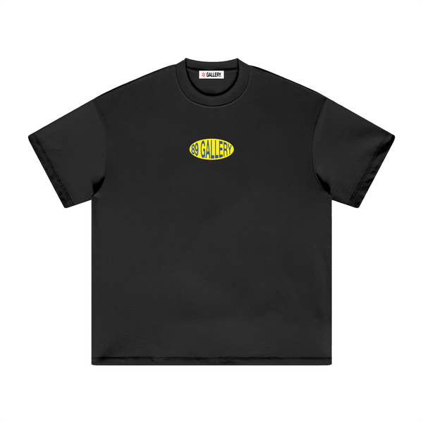 89 OVAL TEE - BLACK
