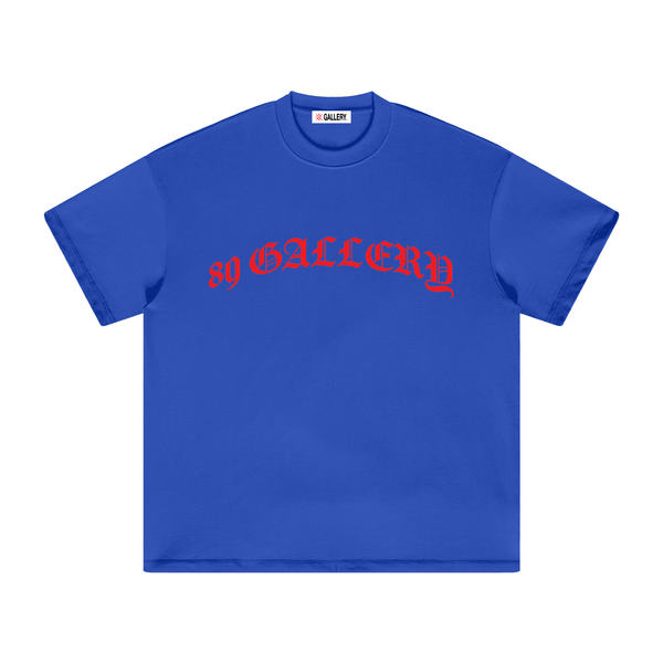 OLD ENGLISH TEE - BLUE